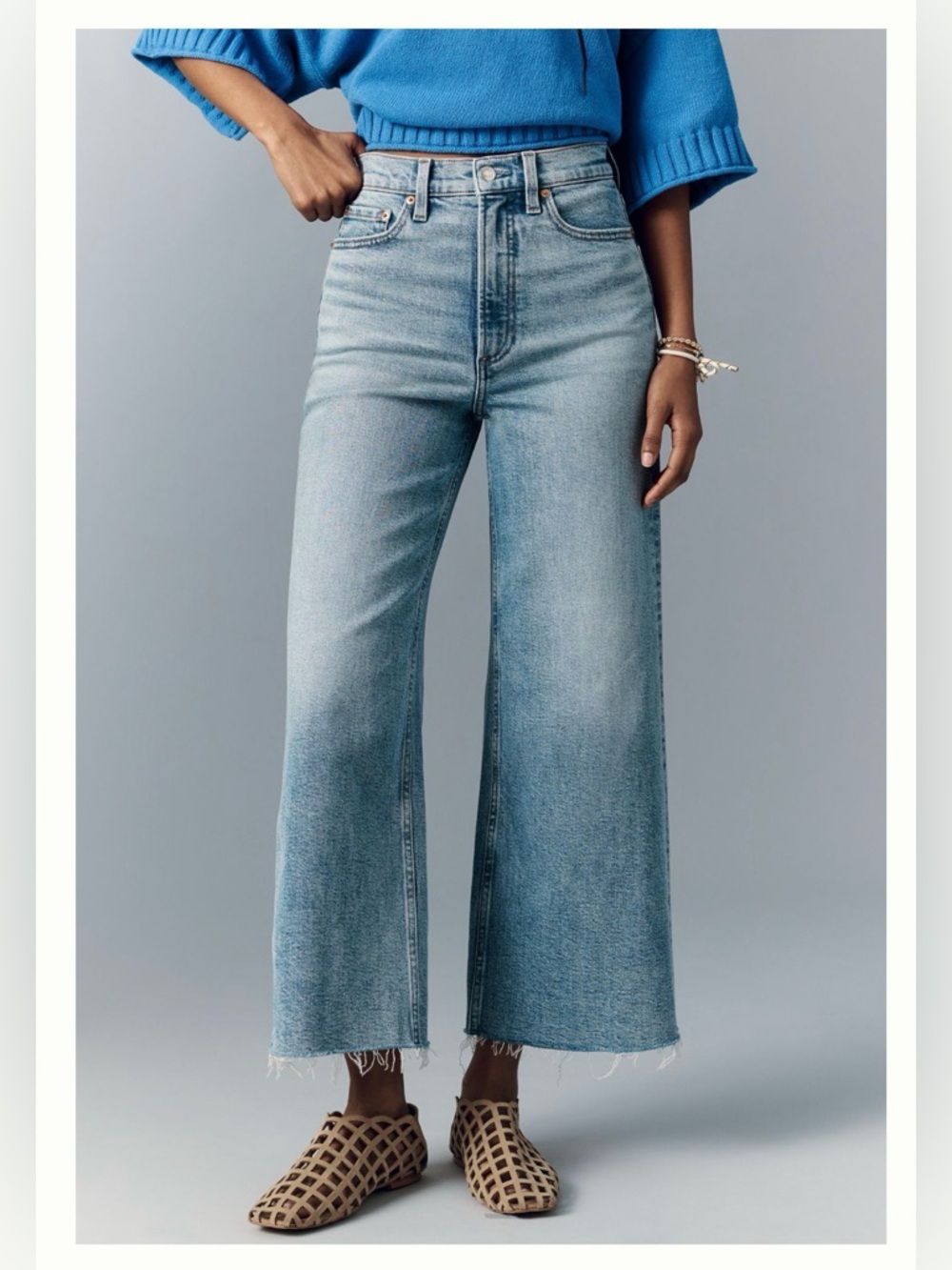 PISTOLA LANA CROP HIGH RISE ULTRA WIDE LEG in RHYTHM VINTAGE 
Size 26 - Picture 2 of 10